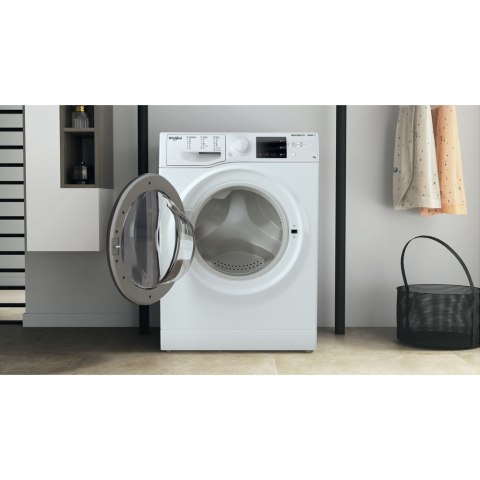 Whirlpool Washing machine | WRSB 7259 WB EU | Energy efficiency class B | Front loading | Washing capacity 7 kg | 1200 RPM | Dep Whirlpool Washing machine | WRSB 7259 WB EU | Energy efficiency class B | Front loading | Washing capacity 7 kg | 1200 RPM | Dep