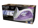 Iron | Adler | AD 5019 | With cord | 1600 W | Water tank capacity 100 ml | Continuous steam 10 g/min | Violet/White