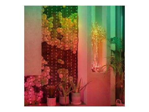 Twinkly Candies 200 Pearl-shaped RGB LEDs, Green Wire, USB-C|Twinkly Twinkly Candies 200 Pearl-shaped RGB LEDs, Green Wire, USB-C|Twinkly