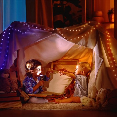 Twinkly|Dots Smart LED Lights 400 RGB (Multicolor), 20m, przezroczysty przewód|RGB - 16M+ kolorów Twinkly|Dots Smart LED Lights 400 RGB (Multicolor), 20m, przezroczysty przewód|RGB - 16M+ kolorów