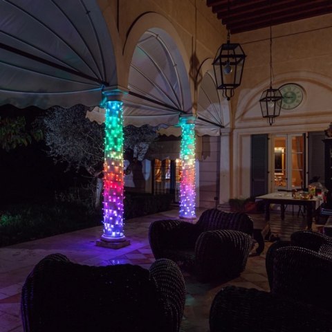 Twinkly|Strings Smart LED Lights 400 RGBW (Multicolor + White), 32m, czarny przewód|RGBW - 16M+ kolorów + Ciepła biel Twinkly|Strings Smart LED Lights 400 RGBW (Multicolor + White), 32m, czarny przewód|RGBW - 16M+ kolorów + Ciepła biel