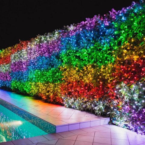 Twinkly|Strings Smart LED Lights 400 RGBW (Multicolor + White), 32m, czarny przewód|RGBW - 16M+ kolorów + Ciepła biel Twinkly|Strings Smart LED Lights 400 RGBW (Multicolor + White), 32m, czarny przewód|RGBW - 16M+ kolorów + Ciepła biel