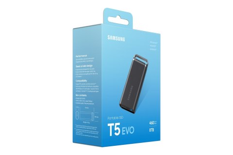 Dysk SSD Samsung 8TB T5 EVO MU-PH8T0S/EU Dysk SSD Samsung 8TB T5 EVO MU-PH8T0S/EU