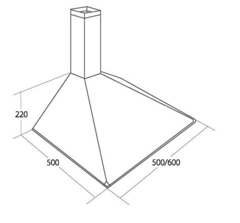 Okap kominowy AKPO WK-5 SOFT 50 BIAŁY (500mm; kolor biały) Okap kominowy AKPO WK-5 SOFT 50 BIAŁY (500mm; kolor biały)