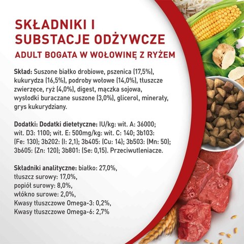 PURINA One Mini Adult Wołowina, ryż - sucha karma dla psa - 800 g PURINA One Mini Adult Wołowina, ryż - sucha karma dla psa - 800 g