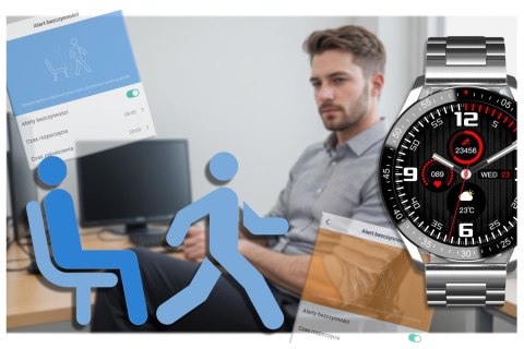 SMARTWATCH MĘSKI GRAVITY GT4-3 - WYKONYWANIE POŁĄCZEŃ, KROKOMIERZ (sg023c) SMARTWATCH MĘSKI GRAVITY GT4-3 - WYKONYWANIE POŁĄCZEŃ, KROKOMIERZ (sg023c)