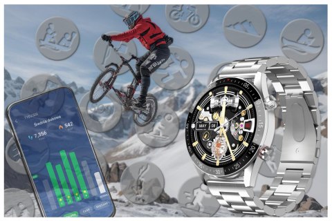SMARTWATCH MĘSKI GRAVITY GT4-3 - WYKONYWANIE POŁĄCZEŃ, KROKOMIERZ (sg023c) SMARTWATCH MĘSKI GRAVITY GT4-3 - WYKONYWANIE POŁĄCZEŃ, KROKOMIERZ (sg023c)