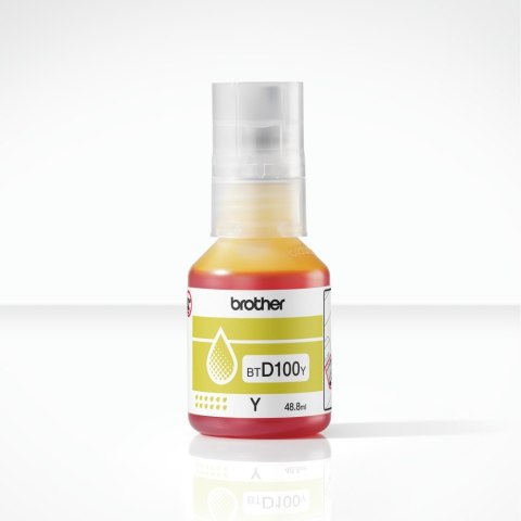 Brother BTD100Y Genuine Yellow Ink Bottle Brother BTD100Y Genuine Yellow Ink Bottle