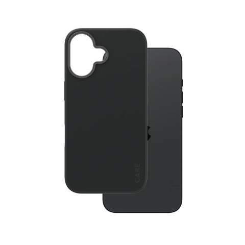 CARE by PanzerGlass Case Fashion Black MagSafe iPhone 16 | CARE CARE by PanzerGlass Case Fashion Black MagSafe iPhone 16 | CARE