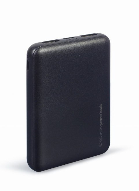 Gembird | PB05-02 | Power Bank | 5000 mAh | 2 x USB-AF | Czarny Gembird | PB05-02 | Power Bank | 5000 mAh | 2 x USB-AF | Czarny