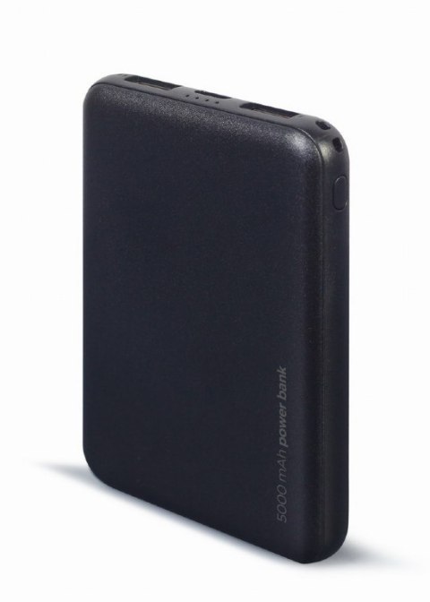 Gembird | PB05-02 | Power Bank | 5000 mAh | 2 x USB-AF | Czarny Gembird | PB05-02 | Power Bank | 5000 mAh | 2 x USB-AF | Czarny