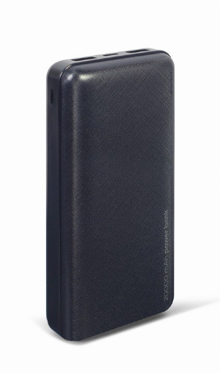 Gembird | PB20-02 | Power Bank | 20000 mAh | 2 x USB-AF | Czarny Gembird | PB20-02 | Power Bank | 20000 mAh | 2 x USB-AF | Czarny