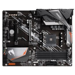 Gigabyte | A520 AORUS ELITE 1.0 | Rodzina procesorów AMD | Gniazdo procesora AM4 | DDR4 DIMM | Gniazda pamięci 4 | Liczba złączy