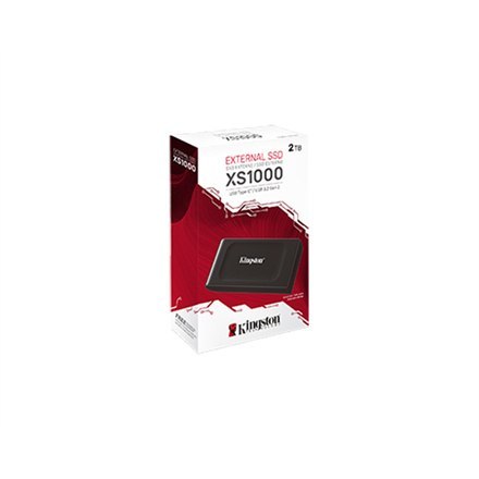 Kingston | XS1000 | 1000 GB | Interfejs SSD USB 3.2 Gen 2 | Prędkość odczytu 1050 MB/s | Prędkość zapisu 1000 MB/s Kingston | XS1000 | 1000 GB | Interfejs SSD USB 3.2 Gen 2 | Prędkość odczytu 1050 MB/s | Prędkość zapisu 1000 MB/s