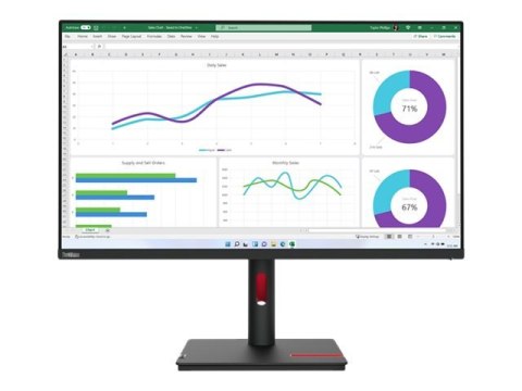 Lenovo | T32h-30 | 31,5 " | IPS | 2560 x 1440 pikseli | 16:9 | 4 ms | 350 cd/m² | Czarny | Ilość portów HDMI 1x HDMI 2.1 TMDS |