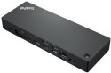 Lenovo | ThinkPad Thunderbolt 4 Workstation Dock | Stacja dokująca | Porty Ethernet LAN (RJ-45) 1 | Porty DisplayPort 2 | Porty
