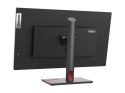 Lenovo ThinkVision | T27h-30 | 27 cali | IPS | QHD 2560 x 1440 przy 60 Hz | 350 cd/m² | HDMI, DisplayPort, USB-C | 90 W | Wysoko