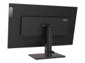 Lenovo ThinkVision | T27q-20 | 27 cali | IPS | QHD 2560 x 1440 | 350 cd/m² | HDMI, DisplayPort | wysokość, pivot (obrót), swivel