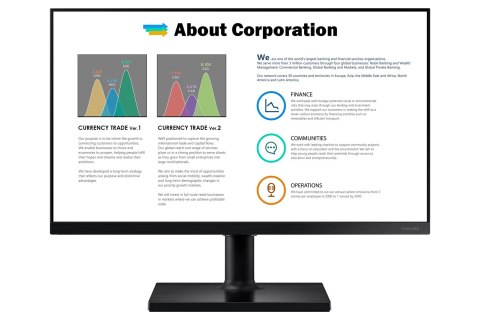 MONITOR SAMSUNG LED 27" LF27T450FZUXEN MONITOR SAMSUNG LED 27" LF27T450FZUXEN