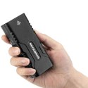 Lampka rowerowa Rockbros 24310002001 850 lm z funkcją powerbanku + kabel USB-C - USB-A - czarna