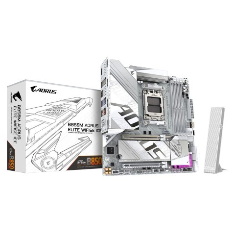 Płyta główna Gigabyte B850M A ELT WF6E ICE Płyta główna Gigabyte B850M A ELT WF6E ICE
