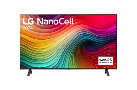 Telewizor LG 43NANO82T3B NanoCell 43'' 4K Ultra HD WebOS 24 Dolby Digital Plus DVB-T2 Czarny Telewizor LG 43NANO82T3B NanoCell 43'' 4K Ultra HD WebOS 24 Dolby Digital Plus DVB-T2 Czarny