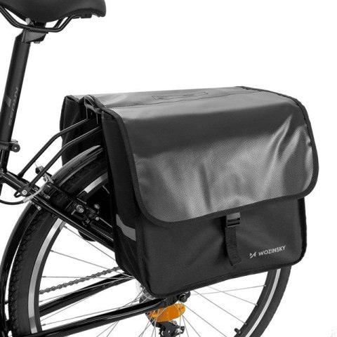 Wozinsky sakwa rowerowa na bagażnik podwójna 28 l czarna (WBB34BK) Wozinsky sakwa rowerowa na bagażnik podwójna 28 l czarna (WBB34BK)