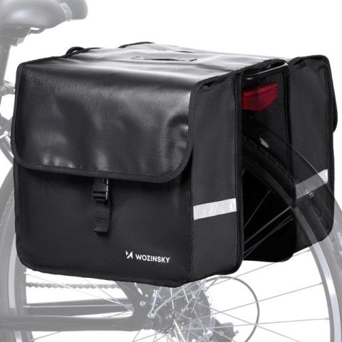 Wozinsky sakwa rowerowa na bagażnik podwójna 28 l czarna (WBB34BK) Wozinsky sakwa rowerowa na bagażnik podwójna 28 l czarna (WBB34BK)