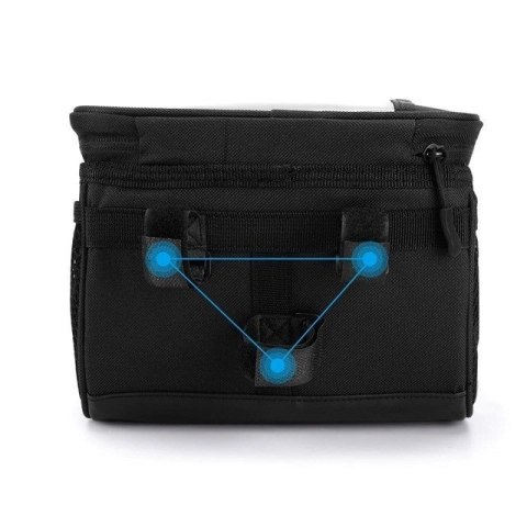 Wozinsky torba rowerowa na kierownicę z etui na telefon 2 l czarny (WBB12BK) Wozinsky torba rowerowa na kierownicę z etui na telefon 2 l czarny (WBB12BK)