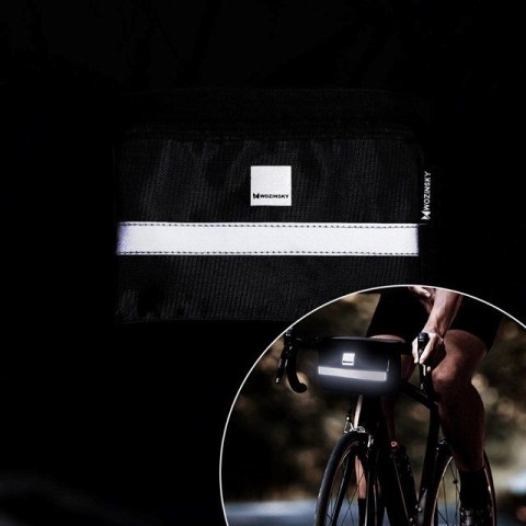 Wozinsky torba rowerowa na kierownicę z etui na telefon 2 l czarny (WBB12BK) Wozinsky torba rowerowa na kierownicę z etui na telefon 2 l czarny (WBB12BK)