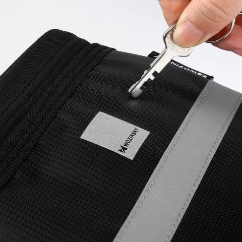 Wozinsky torba rowerowa na kierownicę z etui na telefon 2 l czarny (WBB12BK) Wozinsky torba rowerowa na kierownicę z etui na telefon 2 l czarny (WBB12BK)