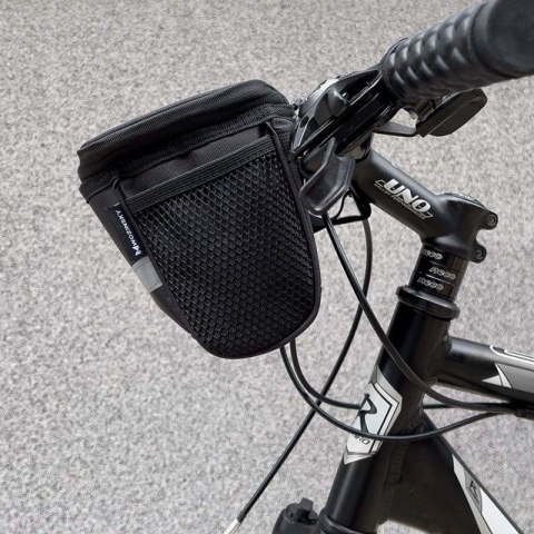 Wozinsky torba rowerowa na kierownicę z etui na telefon 2 l czarny (WBB12BK) Wozinsky torba rowerowa na kierownicę z etui na telefon 2 l czarny (WBB12BK)