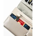 Duży, biały portfel damski ze skóry ekologicznej i naturalnej z systemem RFID - Peterson