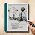 Ebook New Kindle Scribe - 2024 release 10.2" glare-free 64GB Wi-Fi (Without Lockscreen Ads) with Premium Pen Jade