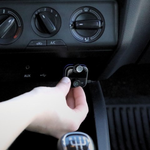 SAVIO TRANSMITER FM SAMOCHODOWY Z FUNKCJĄ BLUETOOTH 5.0 QUICK CHARGE 3.0 ORAZ POWER DELIVERY, WYŚWIETLACZ LED, FUNKCJ BASS BO SAVIO TRANSMITER FM SAMOCHODOWY Z FUNKCJĄ BLUETOOTH 5.0 QUICK CHARGE 3.0 ORAZ POWER DELIVERY, WYŚWIETLACZ LED, FUNKCJ BASS BO