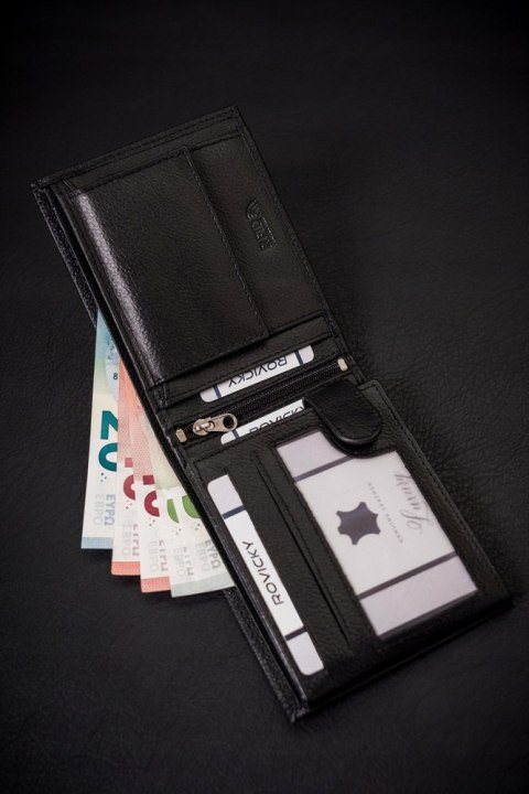 Duży, skórzany portfel męski z systemem RFID - 4U Cavaldi Duży, skórzany portfel męski z systemem RFID - 4U Cavaldi
