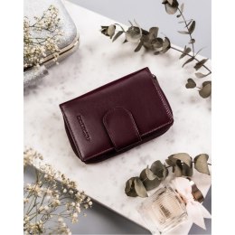 Skórzany portfel damski z systemem RFID Protect - Rovicky