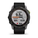 Zegarek sportowy Garmin Enduro 2 Solar Black Carbon Gray DLC Ti Ultrafit Band