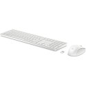 Zestaw bezprzewodowy klawiatura + mysz HP 655 White 860P8AA