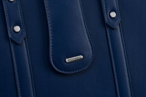 Elegancka shopperka damska ze skóry ekologicznej - Rovicky Elegancka shopperka damska ze skóry ekologicznej - Rovicky