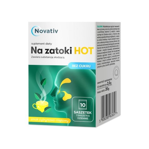 Novativ Na zatoki hot saszetki 10 szt. Novativ Na zatoki hot saszetki 10 szt.