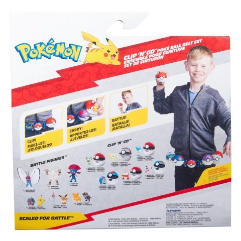 Figurka Pokemon W15 Clip 'n' Go Poke Ball Belt Set Figurka Pokemon W15 Clip 'n' Go Poke Ball Belt Set