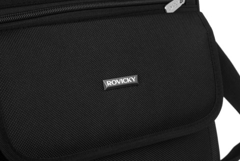 Pojemna listonoszka męska z poliestru - Rovicky Pojemna listonoszka męska z poliestru - Rovicky