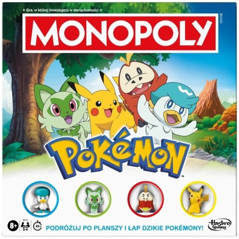 Gra planszowa Hasbro Monopoly Pokémon (edycja polska ) Gra planszowa Hasbro Monopoly Pokémon (edycja polska )