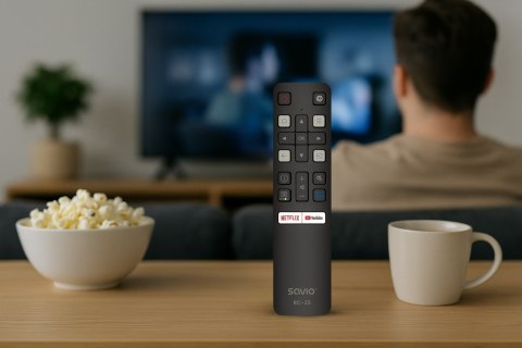SAVIO PILOT UNIWERSALNY/ZAMIENNIK DO TV TCL-SMART TV RC-23 SAVIO PILOT UNIWERSALNY/ZAMIENNIK DO TV TCL-SMART TV RC-23