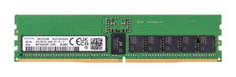 Samsung RDIMM DDR5 32GB 2Rx8 6400MHz PC5-51200 ECC REGISTERED M321R4GA3EB2-CCP