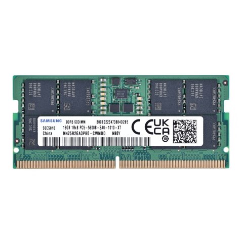 Samsung SO-DIMM 16GB DDR5 1Rx8 5600MHz PC5-44800 M425R2GA3PB0-CWM Samsung SO-DIMM 16GB DDR5 1Rx8 5600MHz PC5-44800 M425R2GA3PB0-CWM
