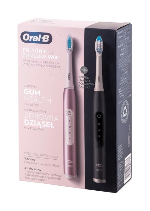 Oral-B Pulsonic Slim Luxe 4900 Rose Gold/Matte Black