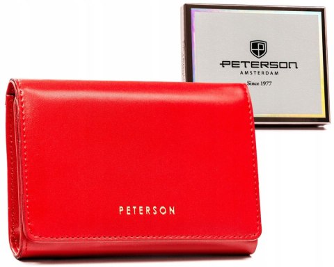 Portfel damski ze skóry ekologicznej - Peterson Portfel damski ze skóry ekologicznej - Peterson