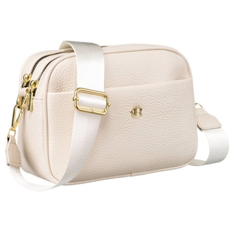 Torebka listonoszka crossbody z kieszeniami na suwak - Rovicky- Torebka listonoszka crossbody z kieszeniami na suwak - Rovicky-